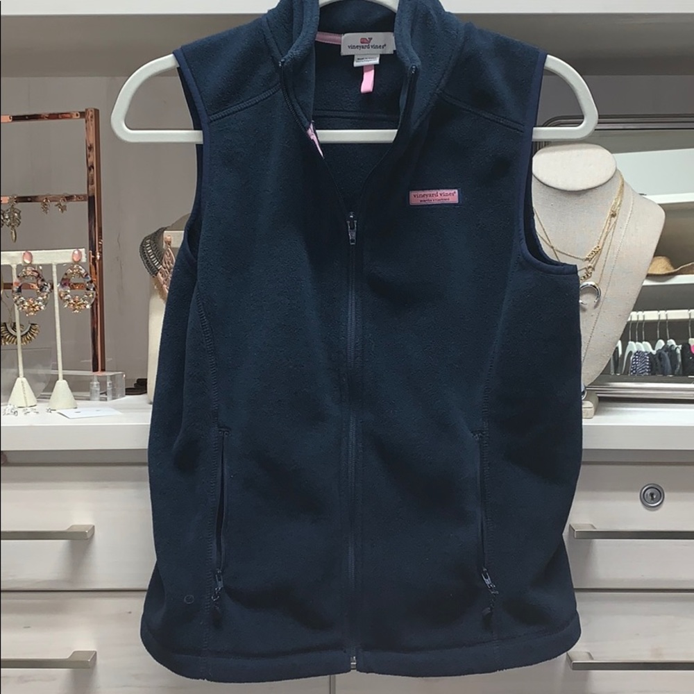 Vineyard Vines Navy Vest XS